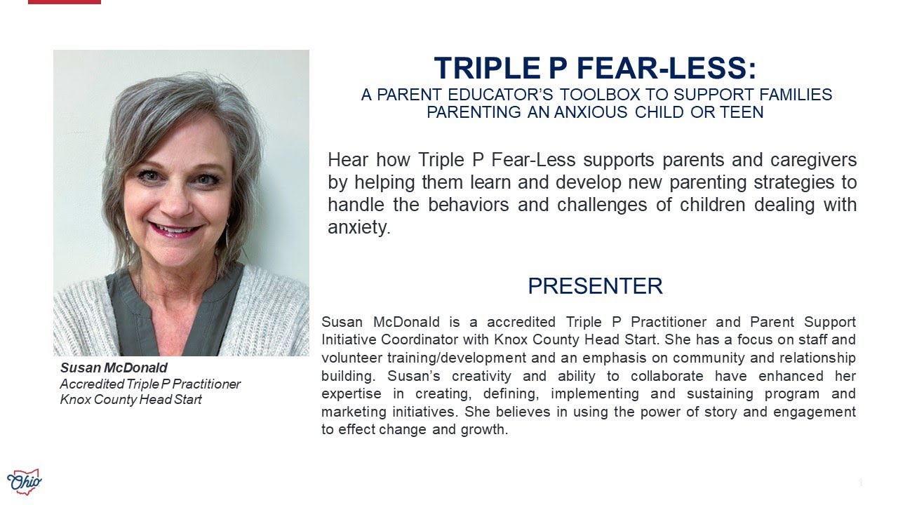 Triple P Fear-Less Parenting an Anxious Child
