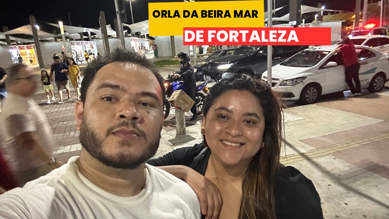 COMO É A NOITE NA ORLA DA BEIRA MAR DE FORTALEZA? ( Comida de rua ) 2024 #ep03