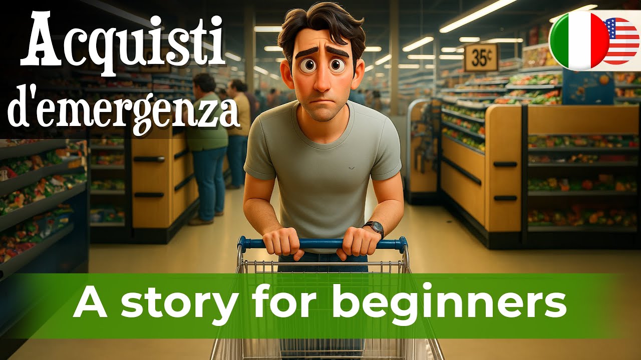 START TO UNDERSTAND Italian with a Simple story (My Shopping)