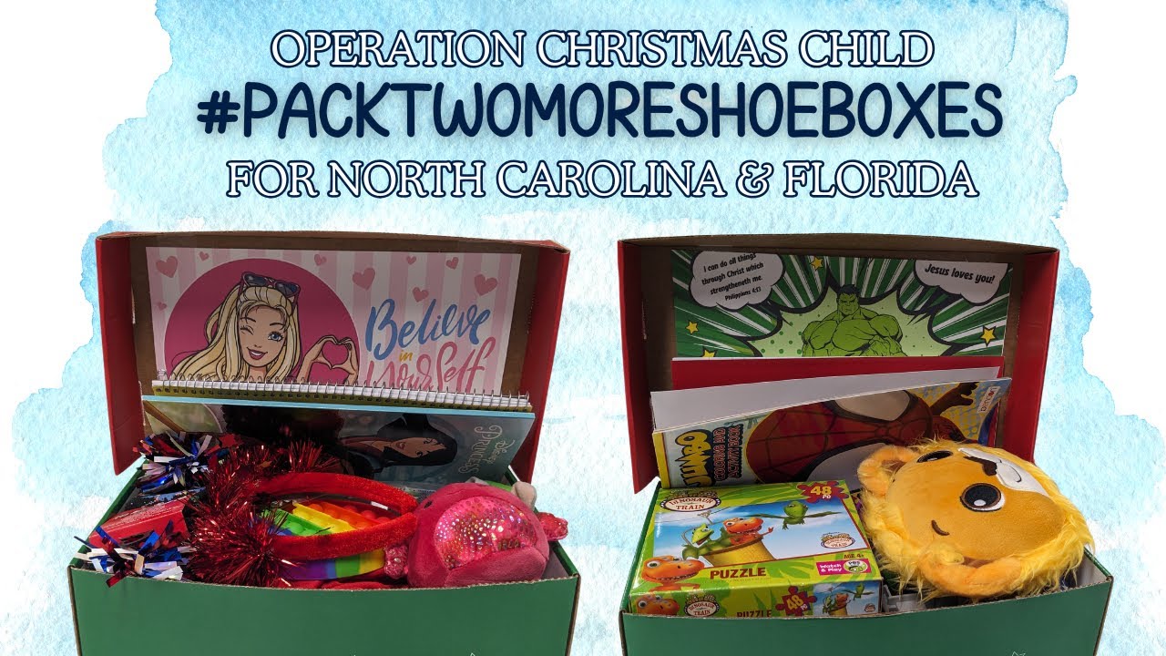 Operation Christmas Child Boy & Girl 2-4 Boxes No Theme  #packtwomoreshoeboxes
