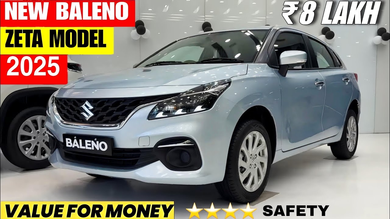 2026 New Maruti Suzuki Baleno Zeta Model silver color ₹7 LAKH | Full Detailed Review 4 star safety
