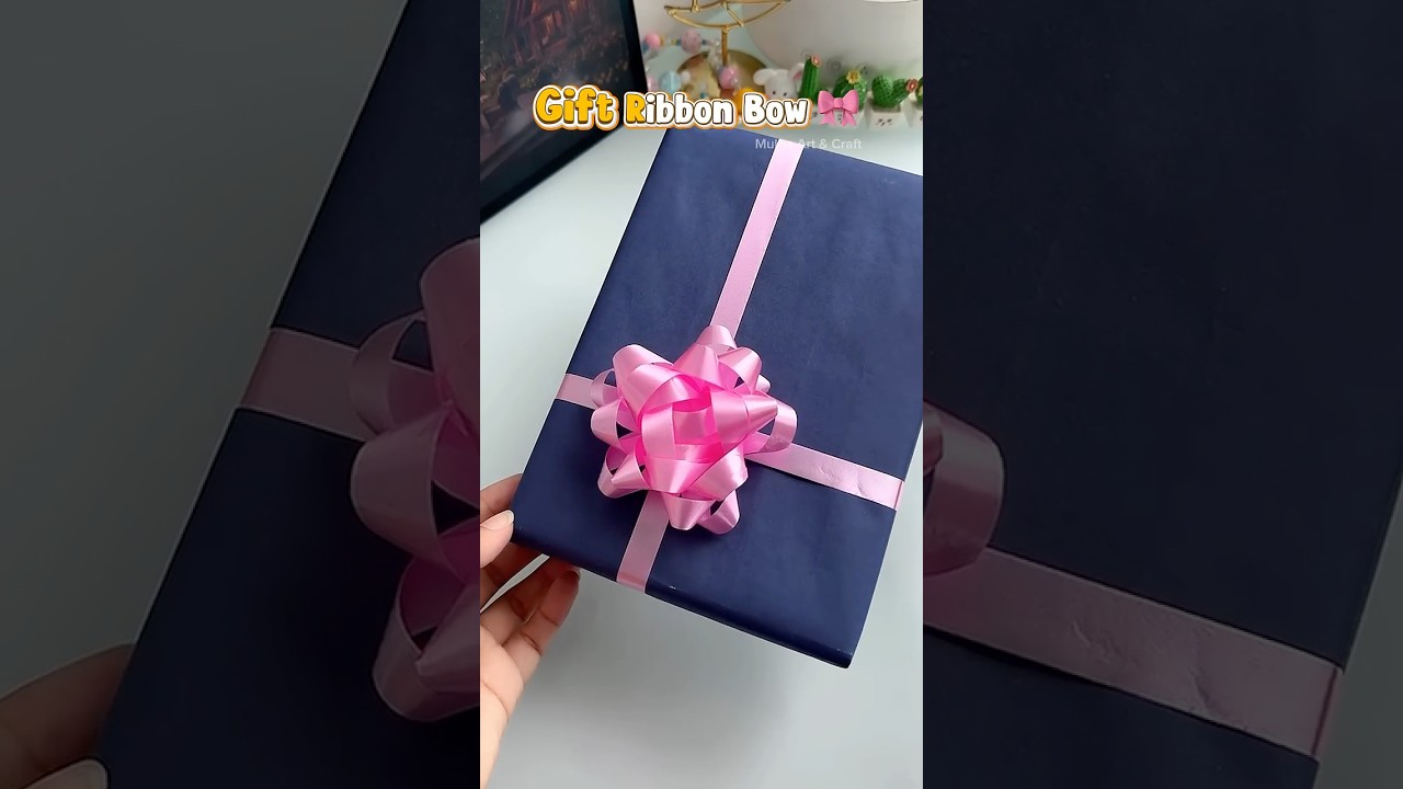 I couldn&rsquo;t Stop Watching This Bow Trick🎀✨#shorts #art #diy #craft #youtubeshorts