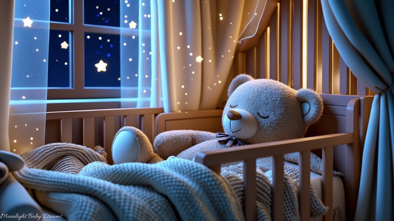 Baby Bedtime Music 🌙 Soft Piano for Relaxing Sleep (1 Hour, No Ads)