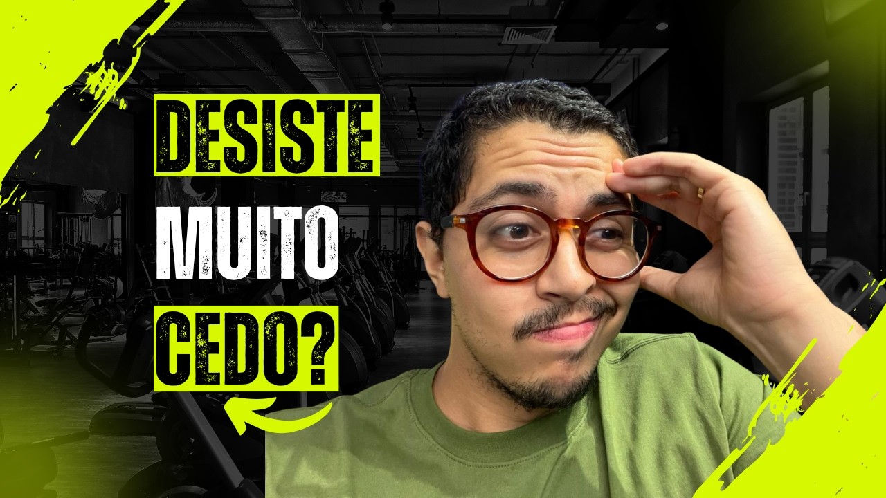Por que você NÃO precisa ser bom de primeira