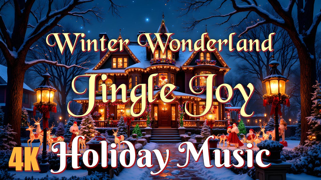 Winter Wonderland Jingle Joy – Holiday Music Magic Festive Dancing Twinkling Lights & Happy Bells