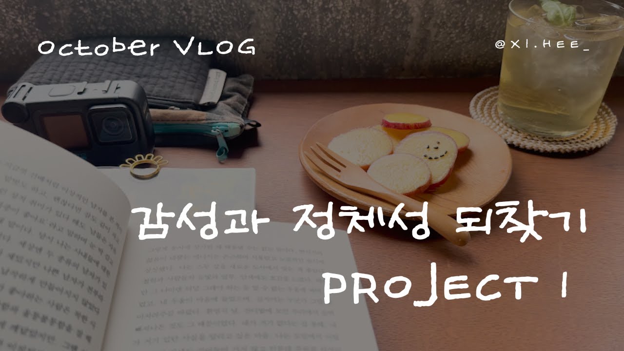 감성과 정체성 되찾기 프로젝트 | 씨씨 vlog