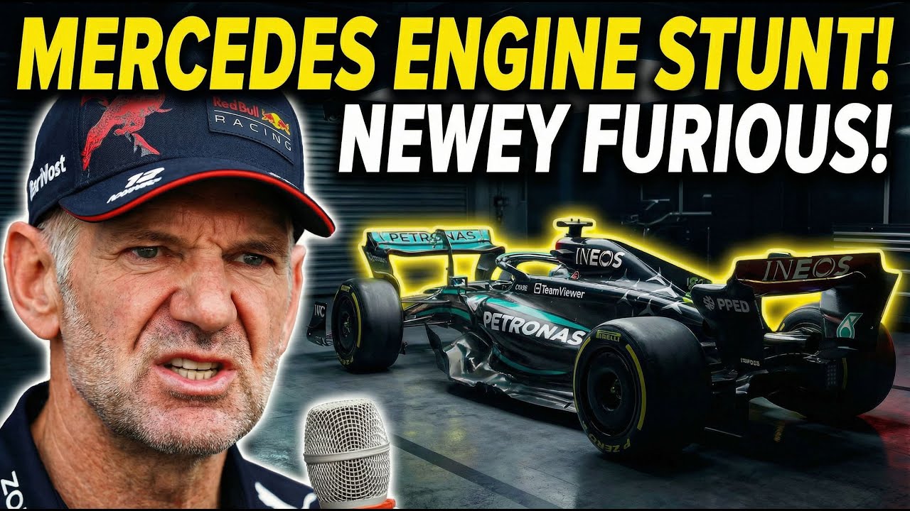 SCANDAL: Newey 'furious' over Mercedes engine stunt!