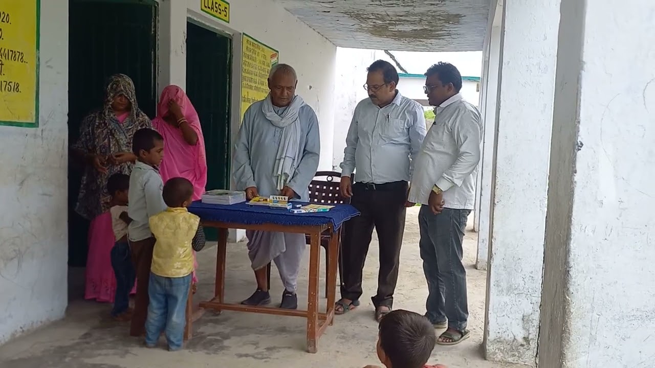 Stationary Distribution to Aanganvadi students 