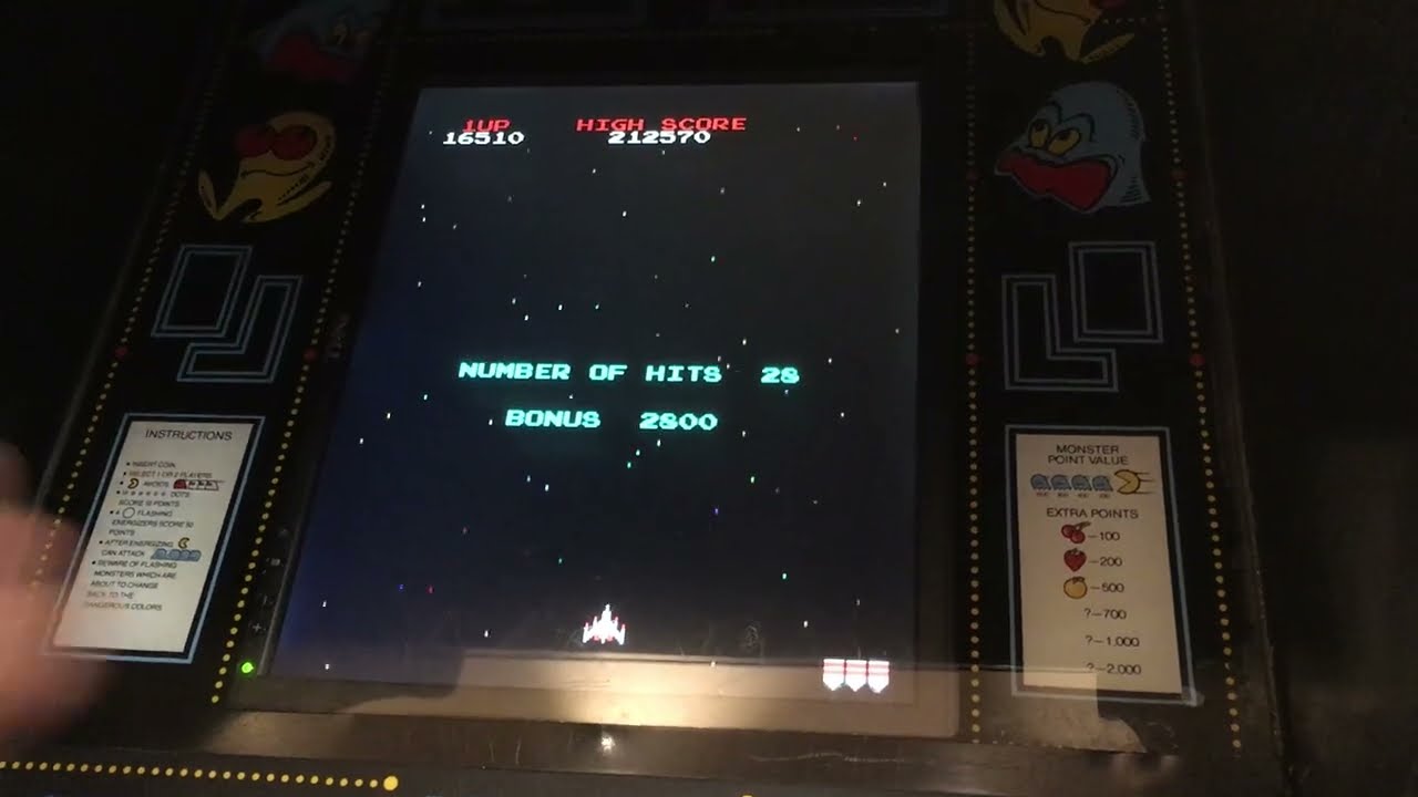 Galaga Arcade Play Round #2 
