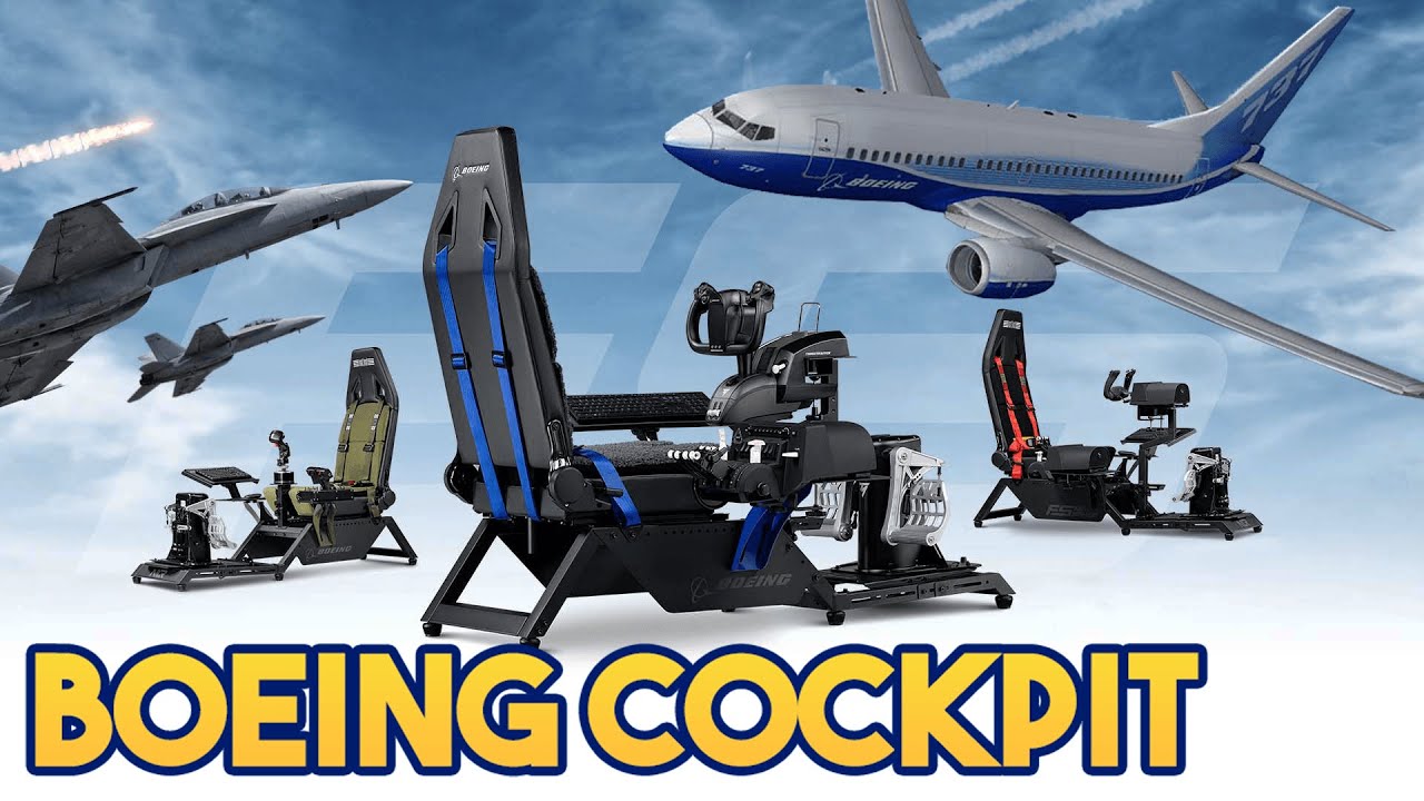 Симулятор полётов - BOEING HOME COCKPIT (гонки нового уровня)