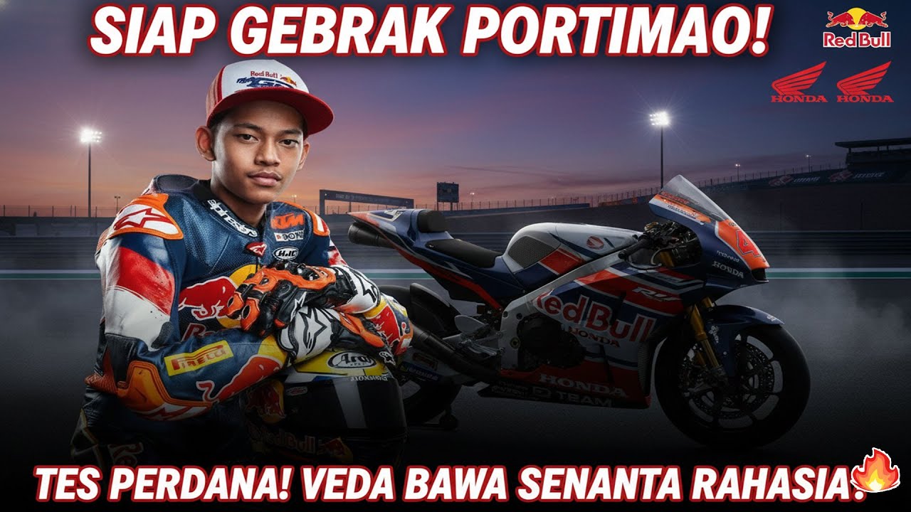Tes Perdana Moto3! Veda Pratama Siapkan Senjata Rahasia di Portimao?