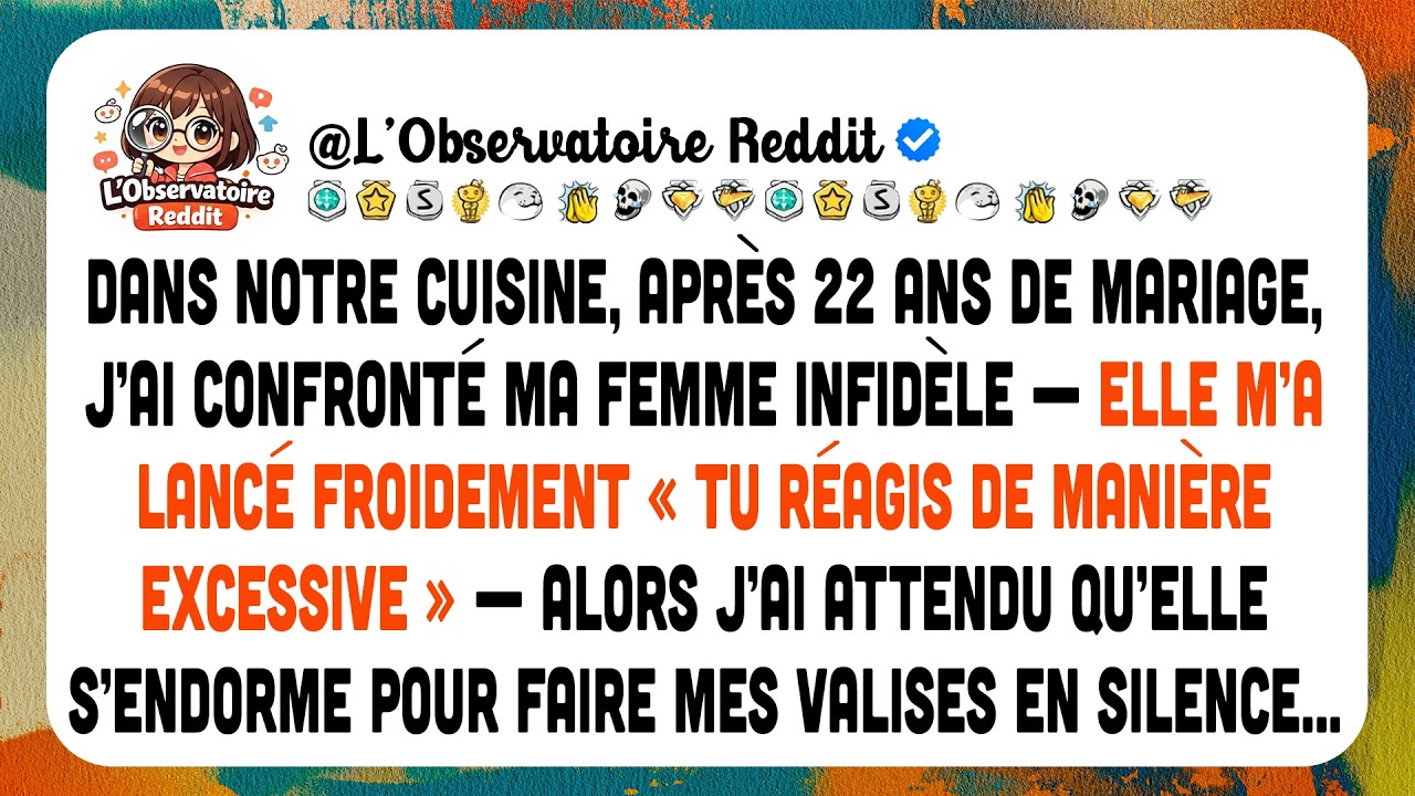Elle A Dit : « Tu Réagis De Manière Excessive » Alors J’ai Fait Mes Valises Pendant Qu’elle Dormait.