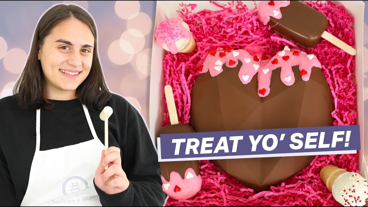 How To Make a Breakable Chocolate Heart (with Cakesicles and Ice Cream Cake Pops)