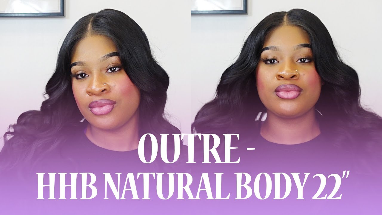 Outre Airtied Glueless HH Blend 13x6 HD Lace Front Wig - HHB-NATURAL BODY WAVE 22