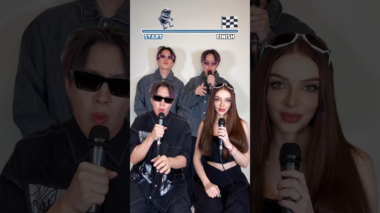 Crazy Frog Challenge!!! 🐸 Did he pass? @Mamiko #beatbox #challenge #fyp