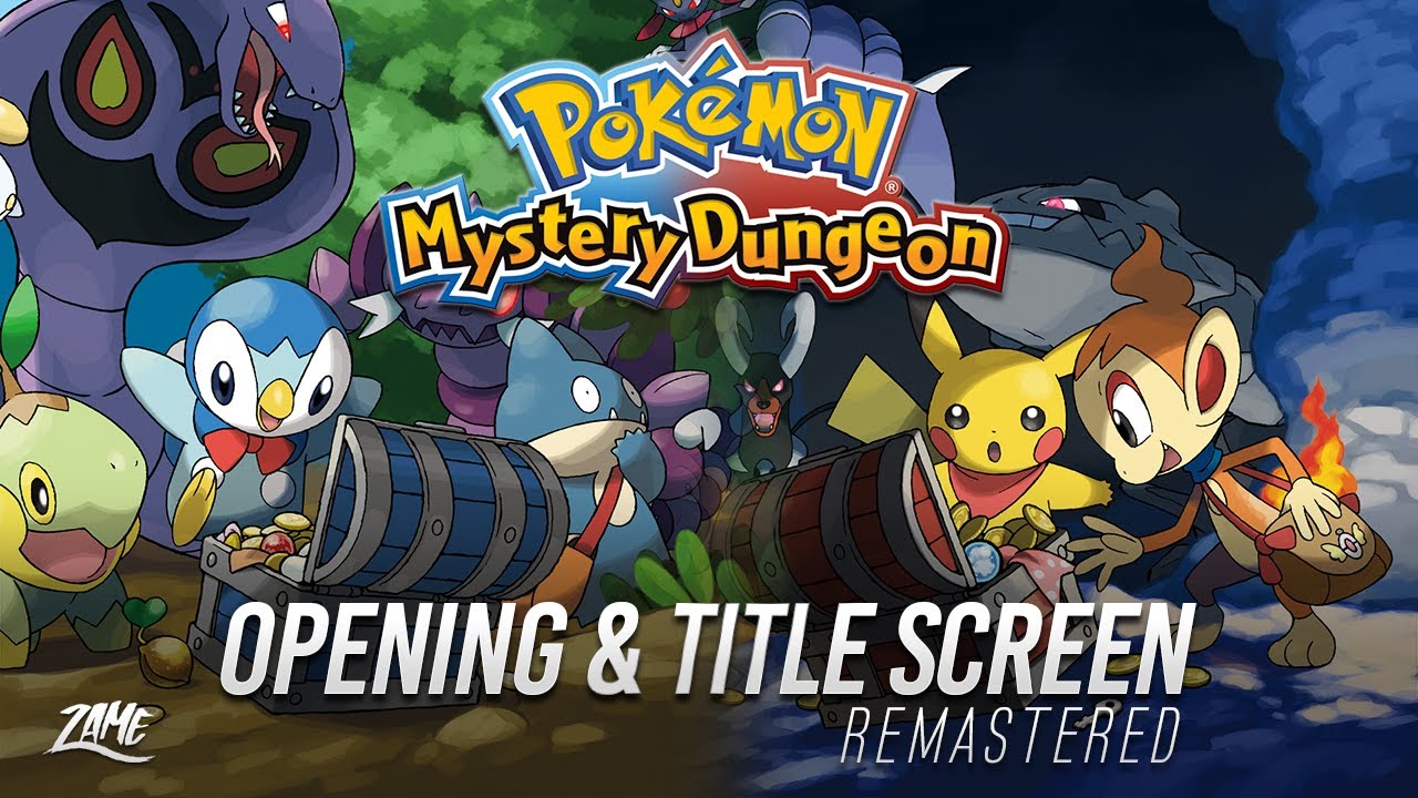 Pokémon Mystery Dungeon: OPENING & TITLE SCREEN ► Explorers of Time & Darkness