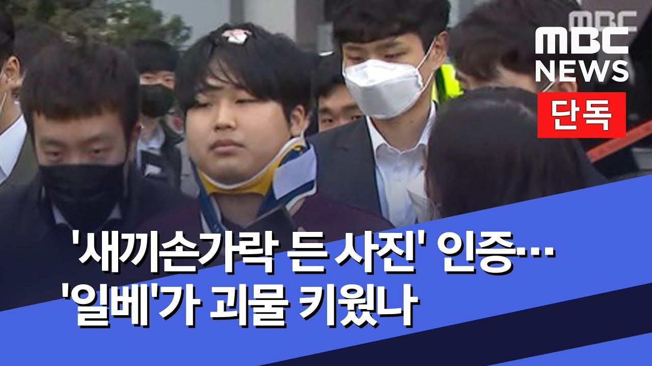 [단독] '새끼손가락 든 사진' 인증…'일베'가 괴물 키웠나 (2020.03.26/뉴스데스크/MBC)