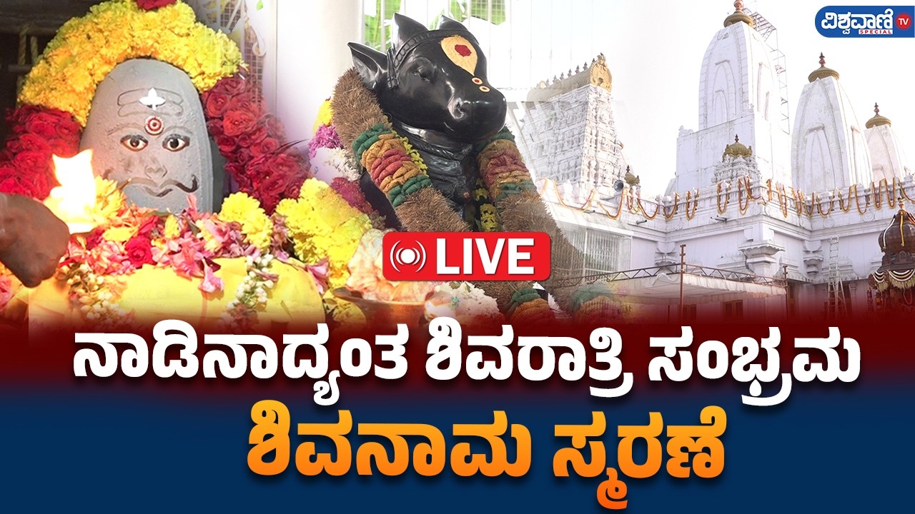 Mahashivratri Celebration 2026 Live | ನಾಡಿನಾದ್ಯಂತ ಶಿವರಾತ್ರಿ ಸಂಭ್ರಮ; ಶಿವನಾಮ ಸ್ಮರಣೆ | Vishwavani TV