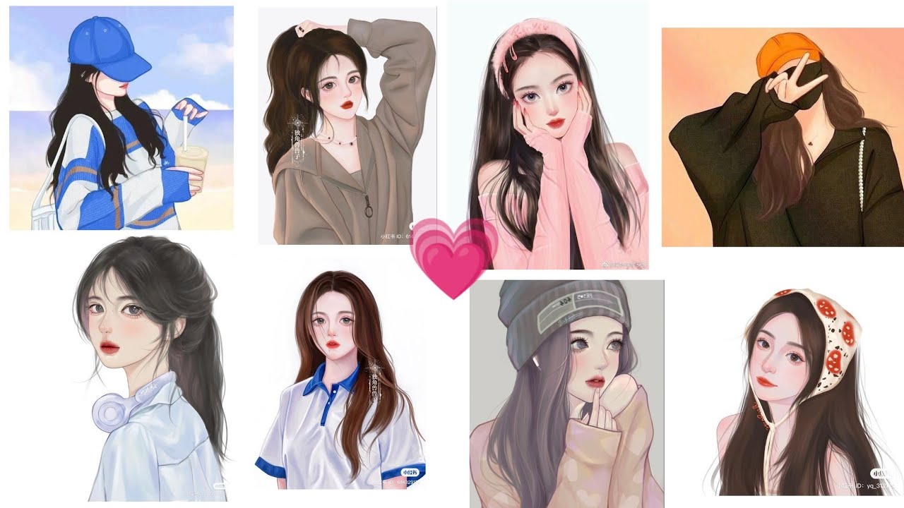 🥀cartoon dp images for girls ♥️cartoon🏵️dp ideas for girls|Khushi style 🌼