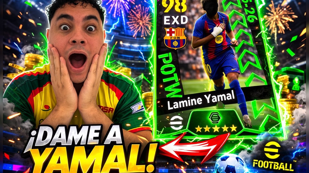GASTÉ TODAS MIS MONEDAS😭BUSCANDO A LAMINE YAMAL EN eFOOTBALL😍