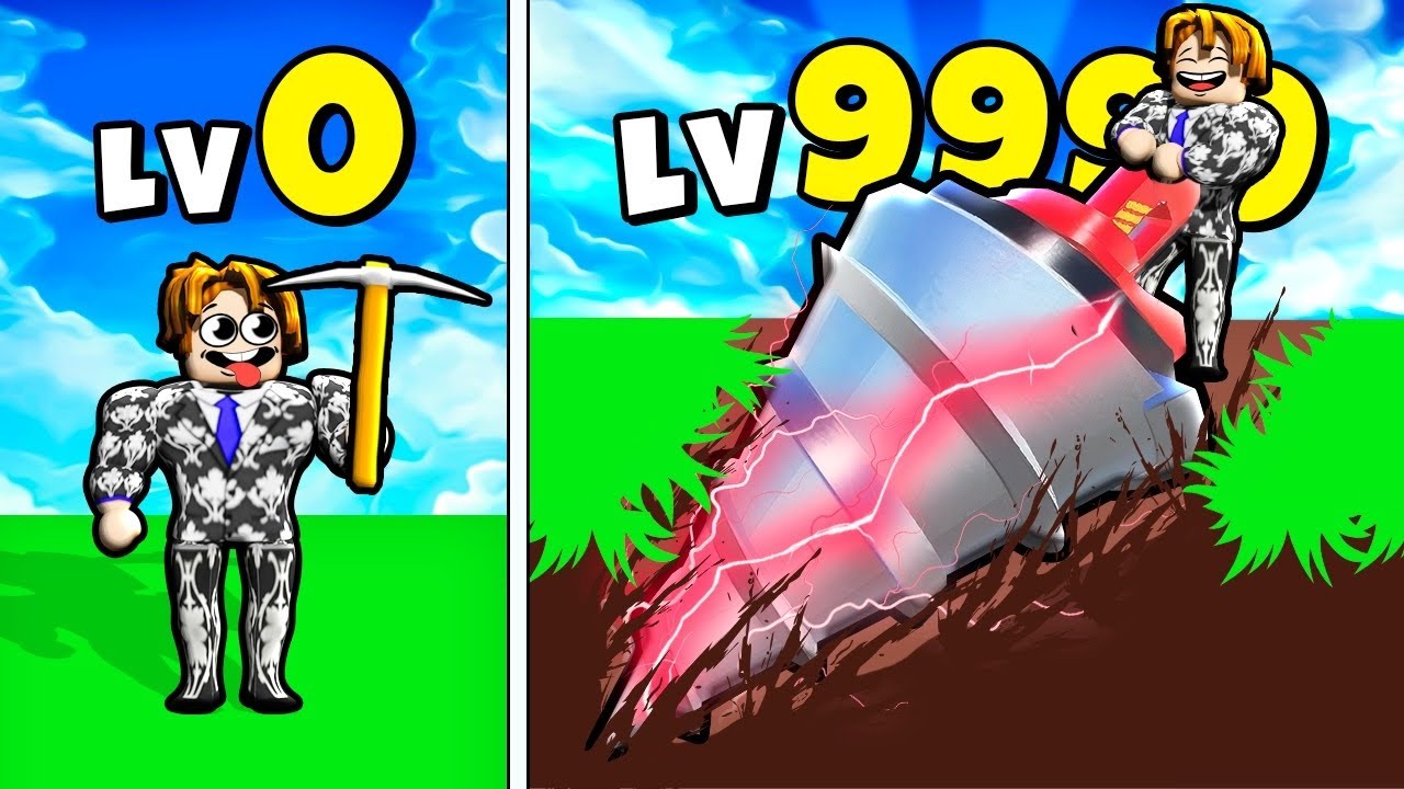 QUEM DESBLOQUEAR MAIS ARMAS SECRETAS E O MAIS FORTE DO ROBLOX (Clicker Mining Simulator)
