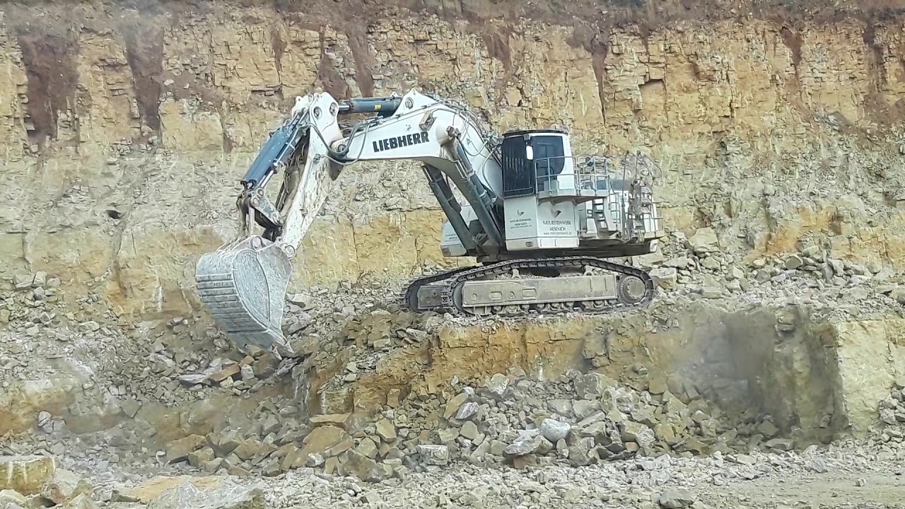 LIEBHERR R9150 EXCAVATOR  Excavator in the quarry