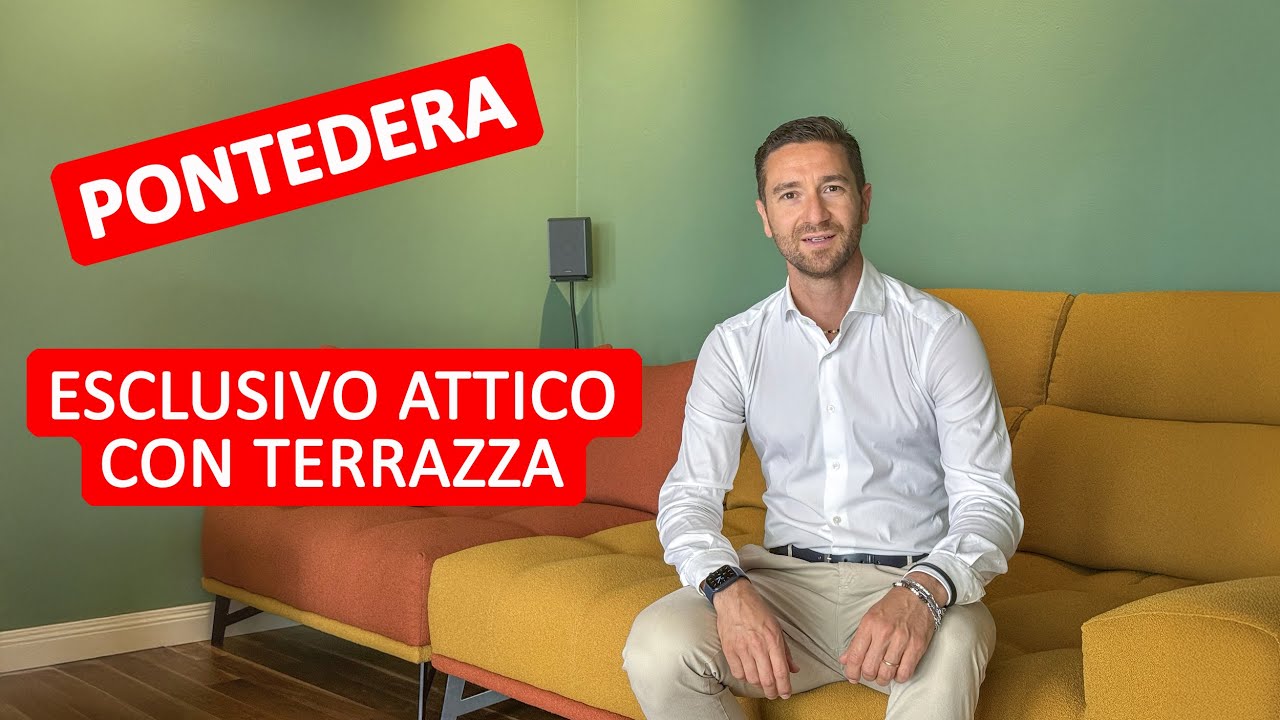 🏙️ ATTICO DI DESIGN CON TERRAZZA PANORAMICA E ASCENSORE PRIVATO – PONTEDERA CENTRO!!