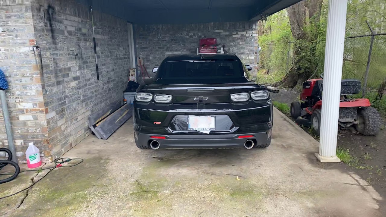 2019 camaro start up with h pipe