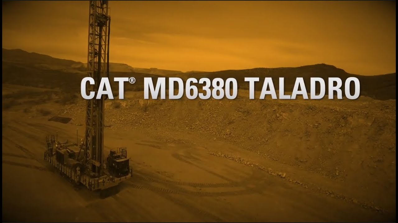 Vea una visita guiada en video de la nueva Perforadora MD6380 Cat®