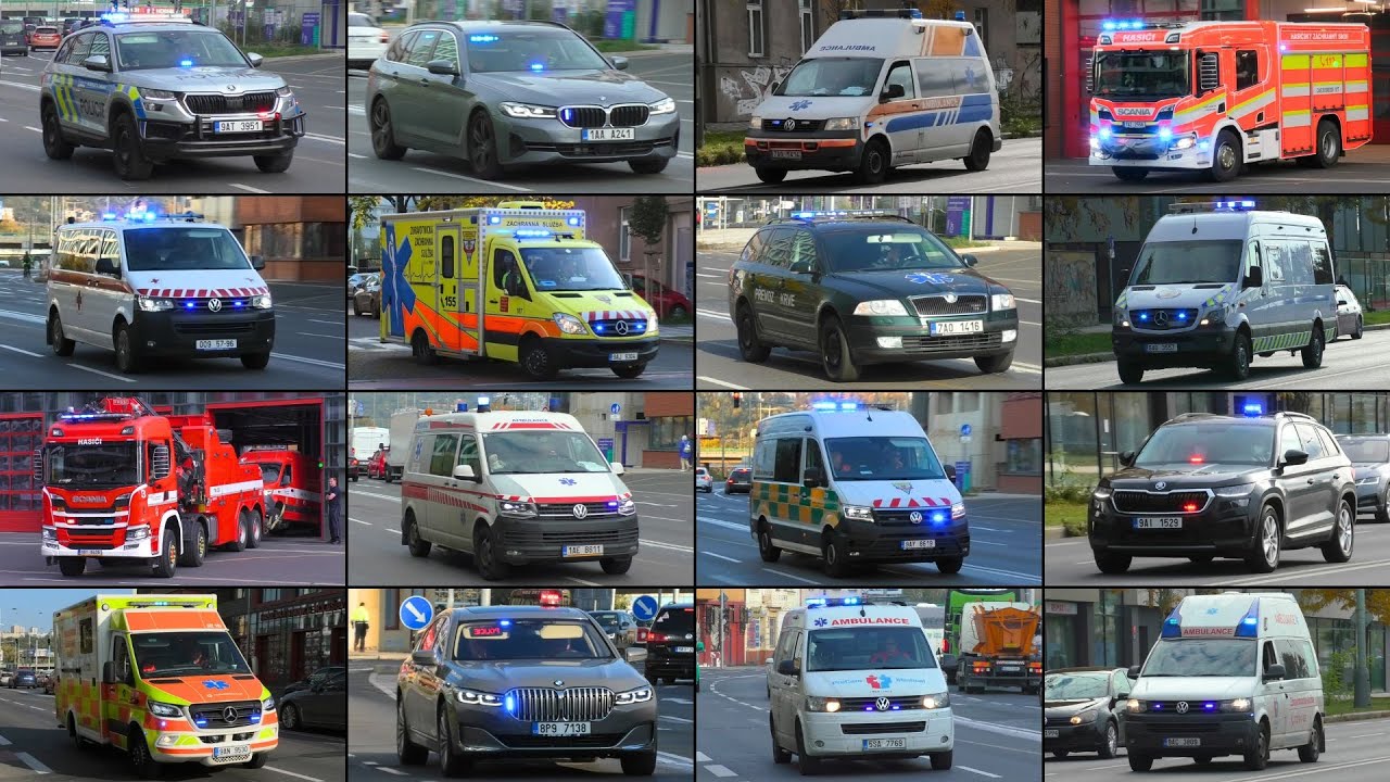 Záchranná Služba, Hasiči a Policie Praha naléhavě v Praha - Emergency Service Responding in Prague!