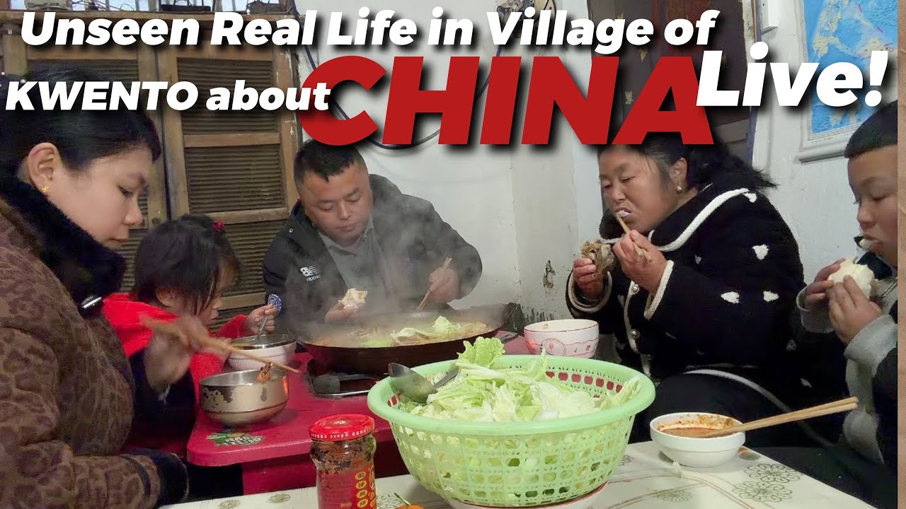 Ate Clydee  is live! Life in Village of China