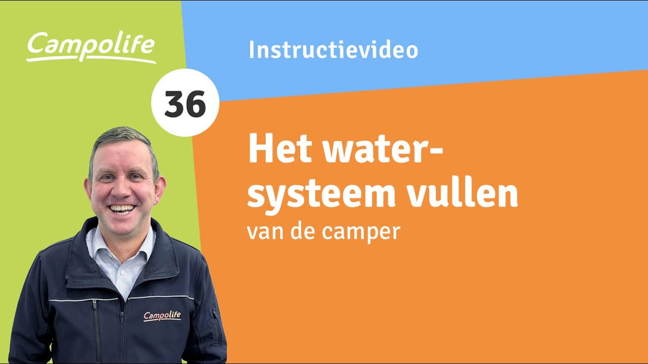 36 Het watersysteem vullen in een camper