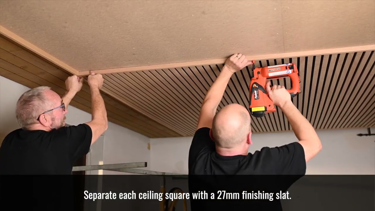 How to mount an acoustic panel on the ceiling // EN