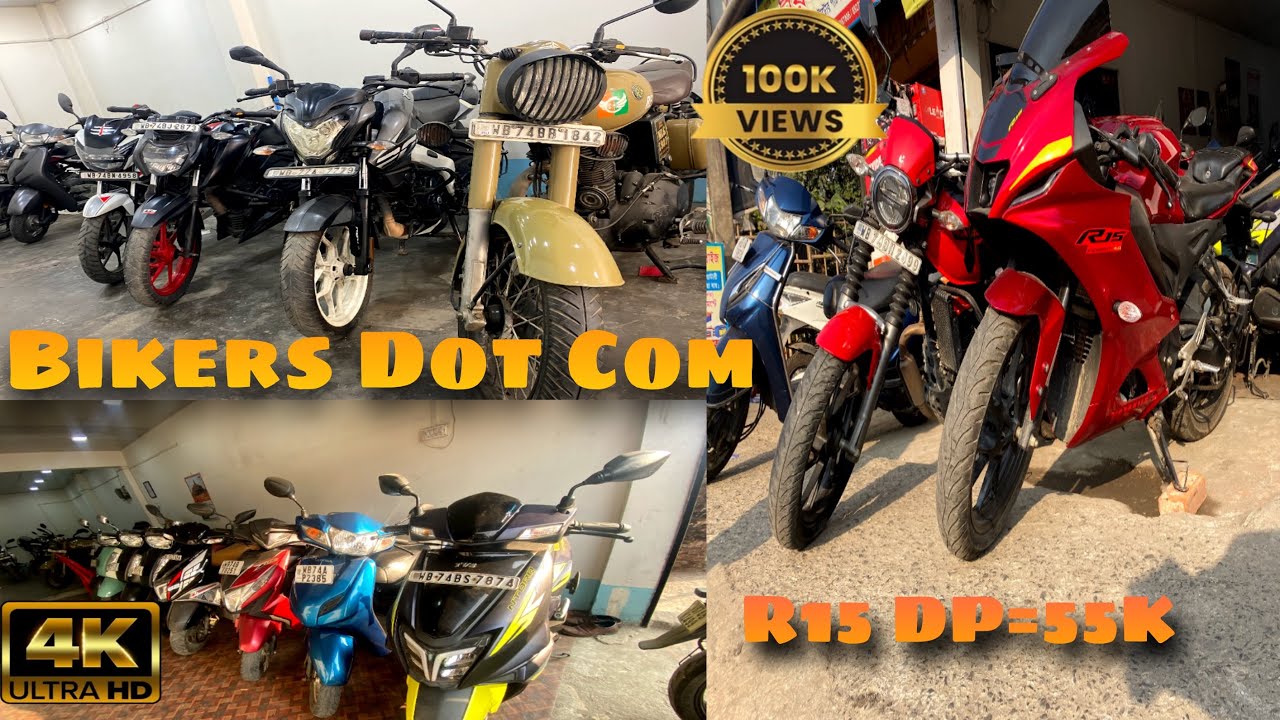 ￼ Siliguri in Second hand bike showroom ￼ bikers Dot com R15v4 best dealer in 2026, 😍