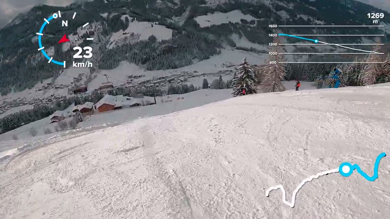 Flachau, Ski Amade, Austria, Black ski run Champion piste, 10.01.2022