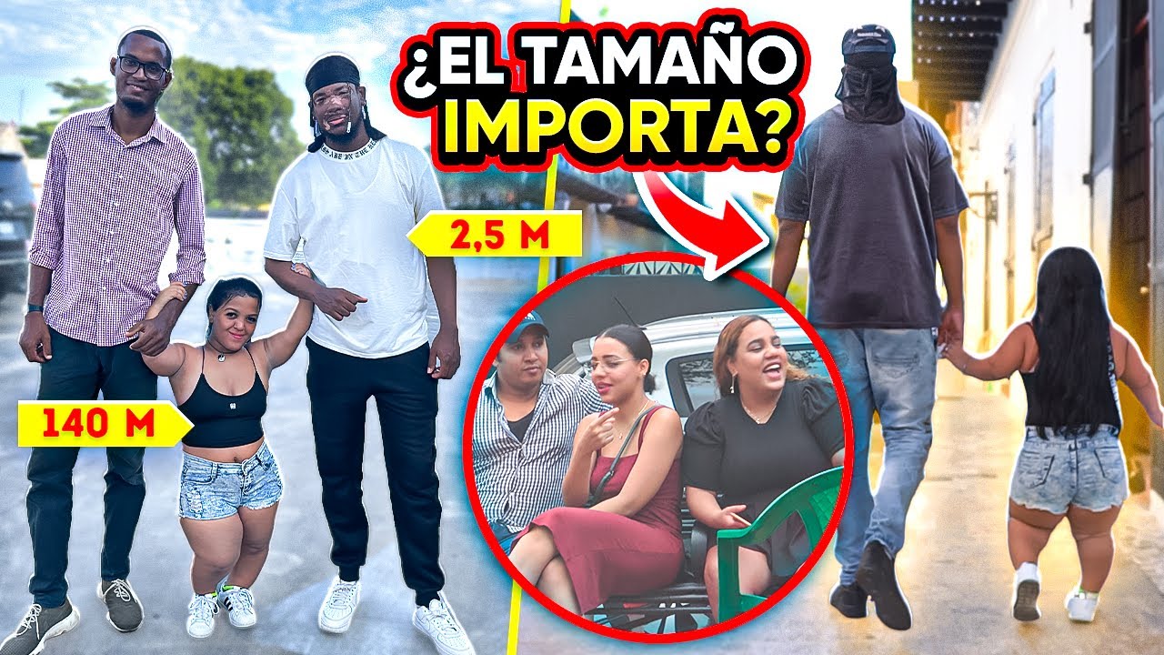 Salí con MI NOVIA PEQUEÑA a la calle y PASA ESTO!😱 ¿Ser Enana Importa?