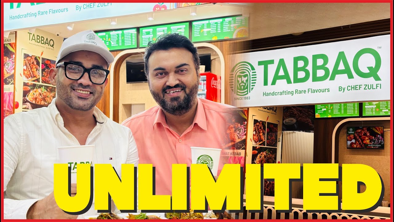 Tabbaq Unlimited Food || Unlimited Nonveg Food || Lebanese food in Fun Republic Mall