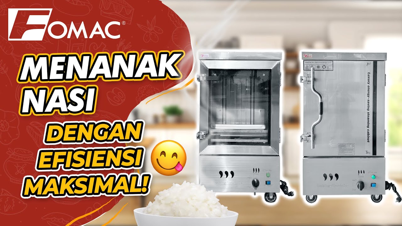 Solusi Bisnis Kuliner: Mesin Penanak Nasi Bertingkat | Rice Steaming Chart RSC-GYR8 & RSC-GYR8GD!