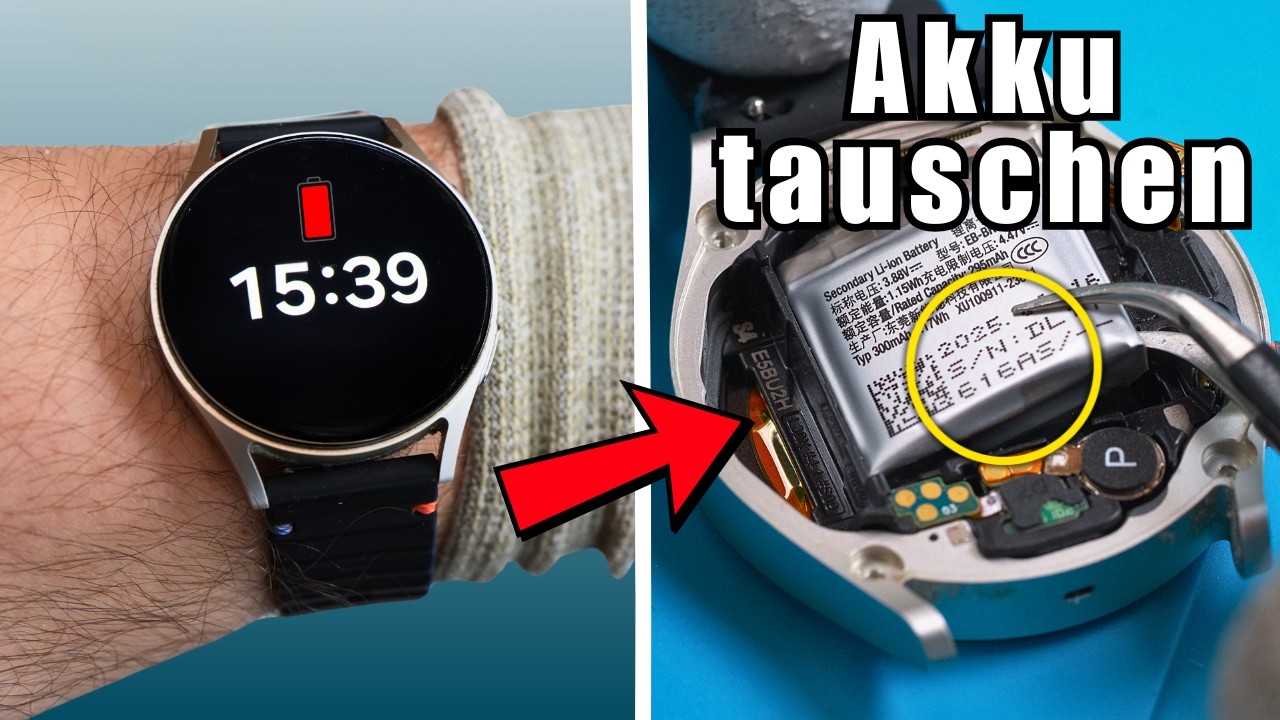 Samsung Galaxy Watch 7 fast unbrauchbar – Akku-Problem gelöst!