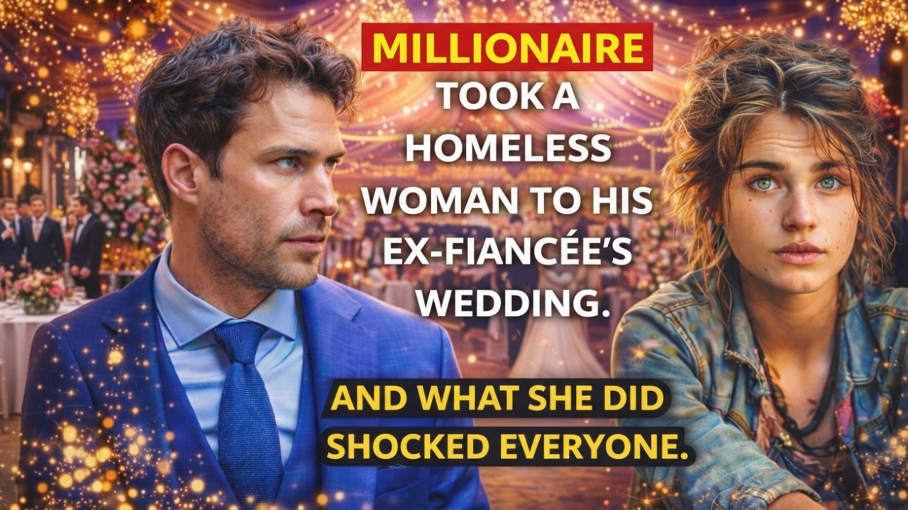 A Millionaire Took a Homeless Woman to His Ex-Fiancée’s Wedding—What She Did There Shocked Everyone