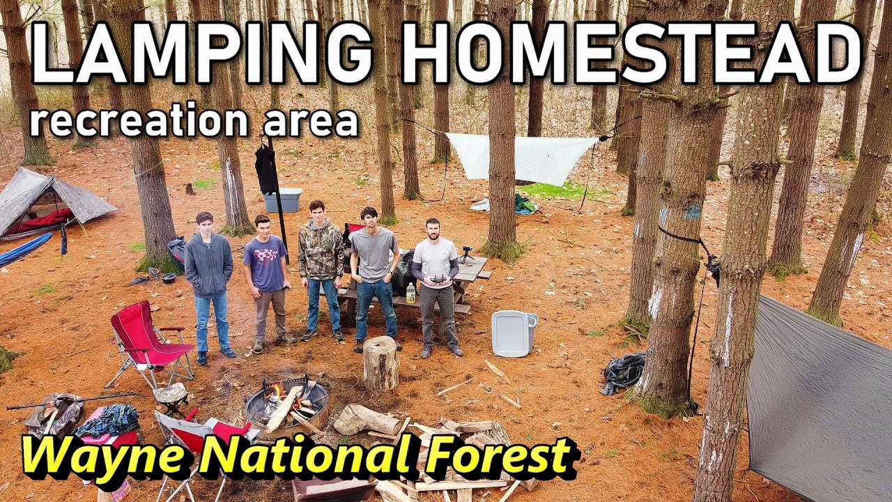 Wayne National Forest at Lamping Homestead Recreation Area | Bushcrafting and Primitive Camping