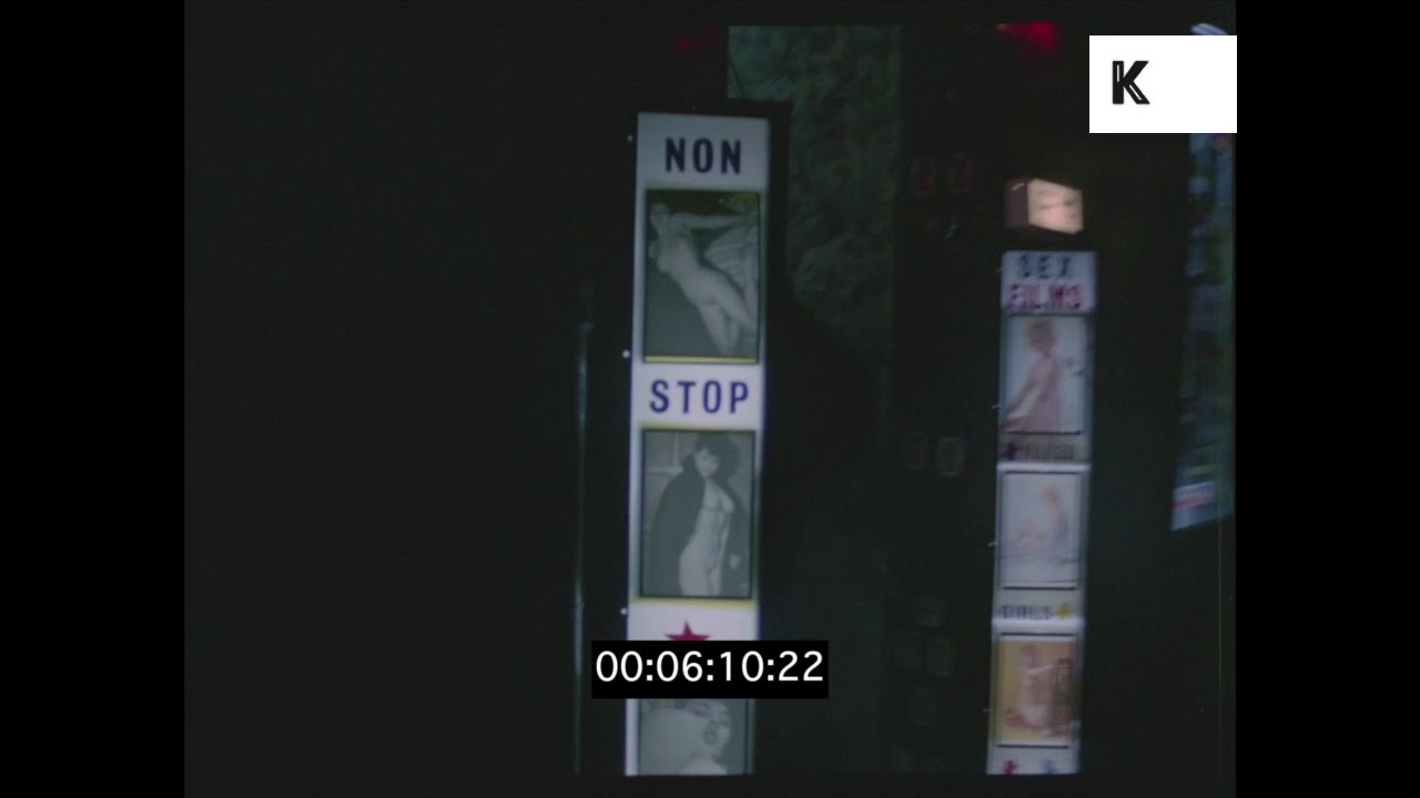 Walk Through Seedy Soho, 1960s London from 35mm