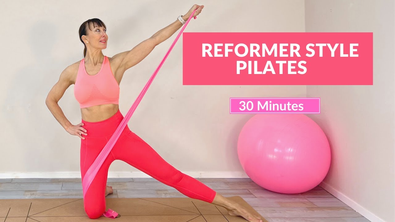 Reformer Pilates Workout using a Resistance Band | 30 Minutes