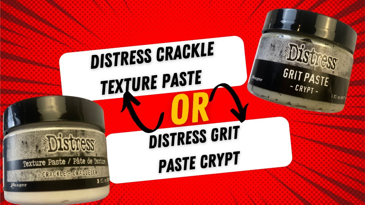 Ranger Crackle Texture Paste or Grit Paste Crypt