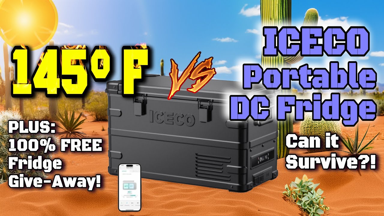 ICECO APL35 Portable Fridge/Freezer - Ultimate Heat Test & FREE Give-Away!