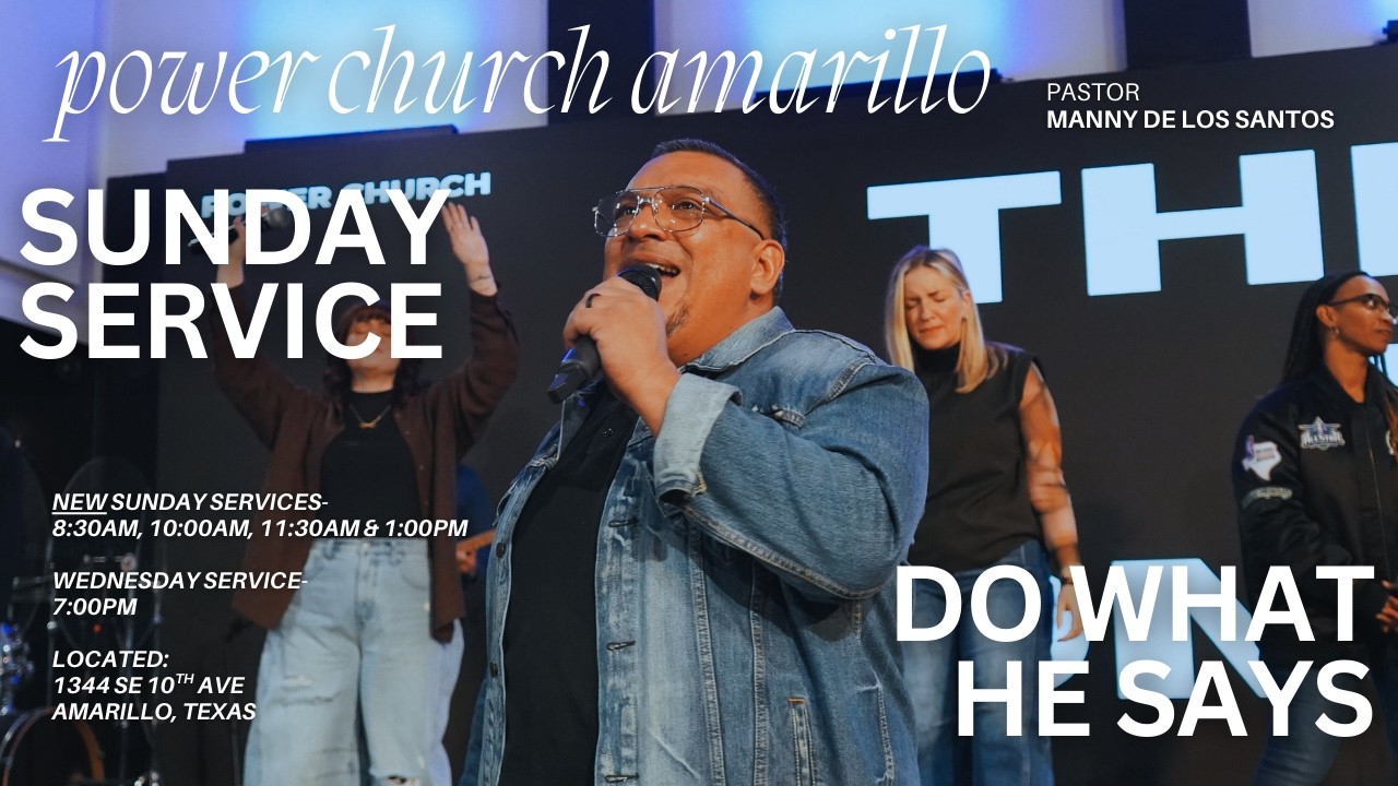 DO WHAT HE SAYS - Pastor Manny I SUNDAY Service