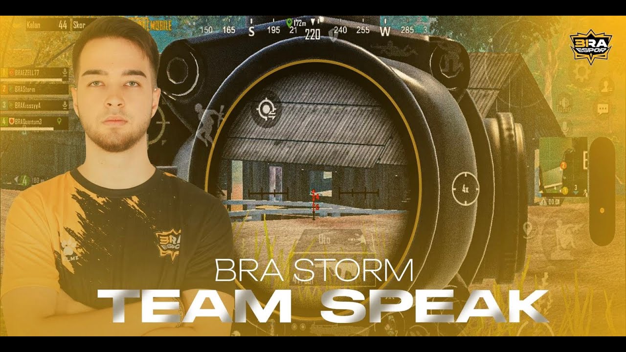 BRA ESPORTS SCRIM TEAMSPEAK || IPHONE 16 Pro || PUBG MOBILE