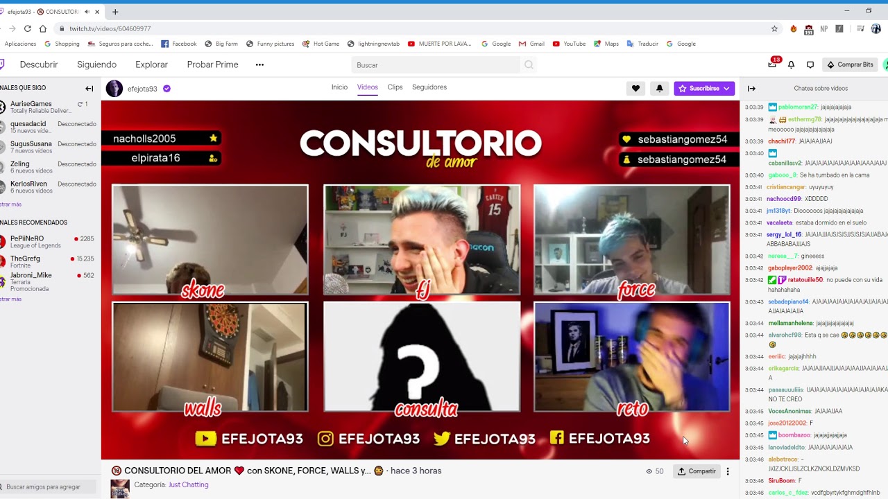 WALLS aparece BORRACHO en el stream de efejota y FORCE se CABREA
