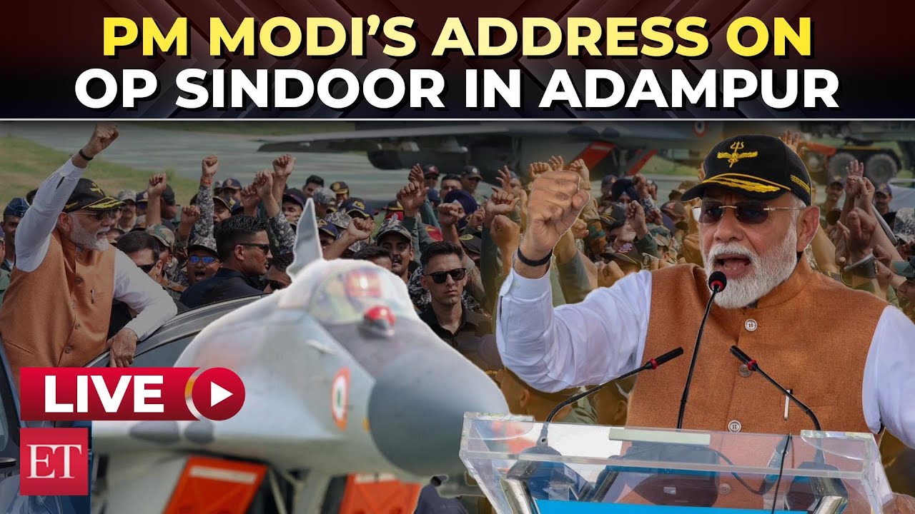 PM Narendra Modi speech in Adampur, Punjab, Shares special message to the Air warriors