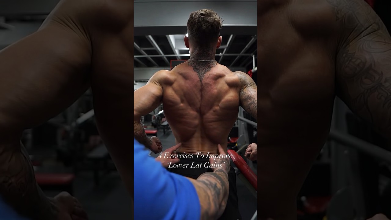 Improve your ‘Lower Lat Gains’ with these 4 exercises & tips💪